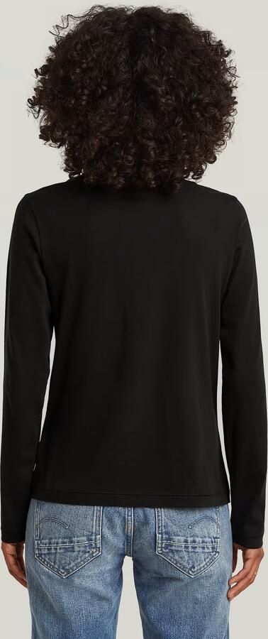 G-Star RAW Front Seam T-Shirt Zwart Dames - Foto 5