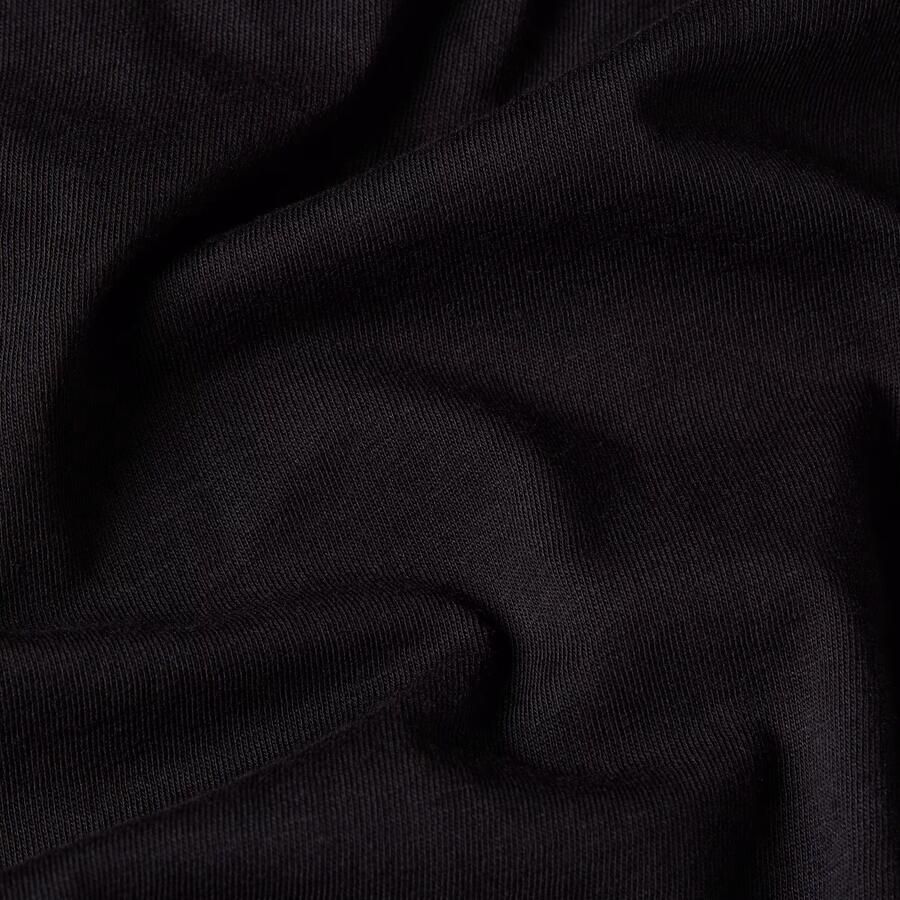 G-Star RAW Front Seam T-Shirt Zwart Dames