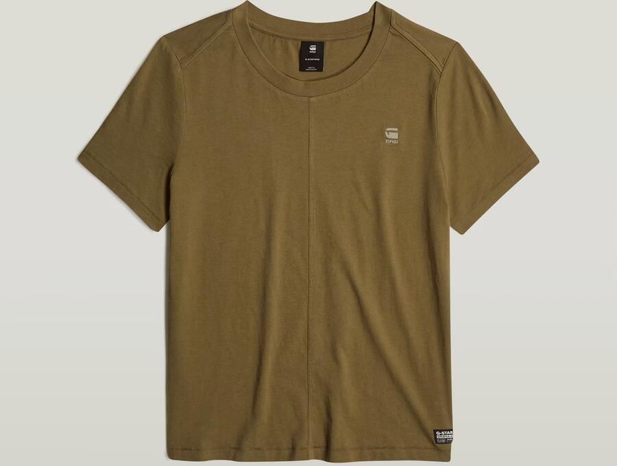 G-Star RAW Front Seam Top Groen Dames - Foto 7