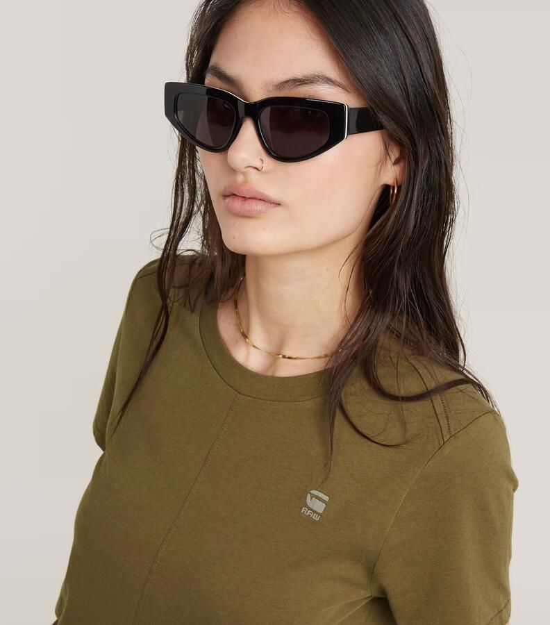 G-Star RAW Front Seam Top Groen Dames - Foto 5