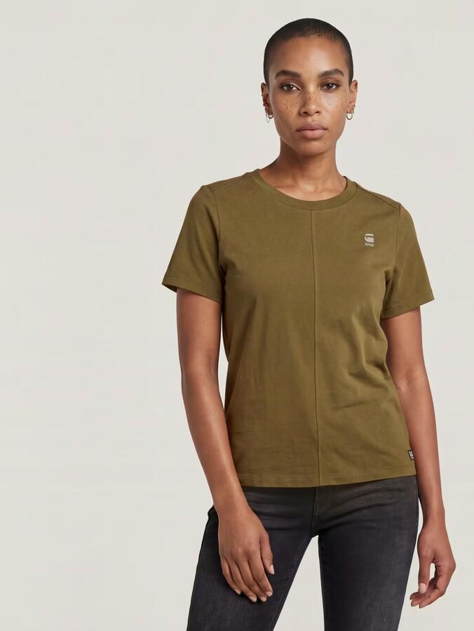 G-Star RAW Front Seam Top Groen Dames - Foto 9