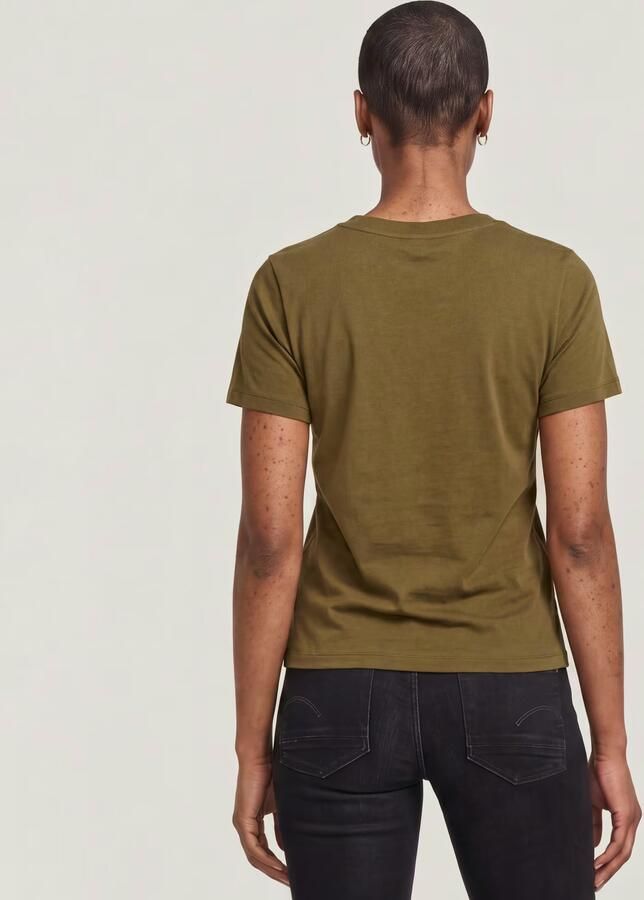 G-Star RAW Front Seam Top Groen Dames - Foto 10