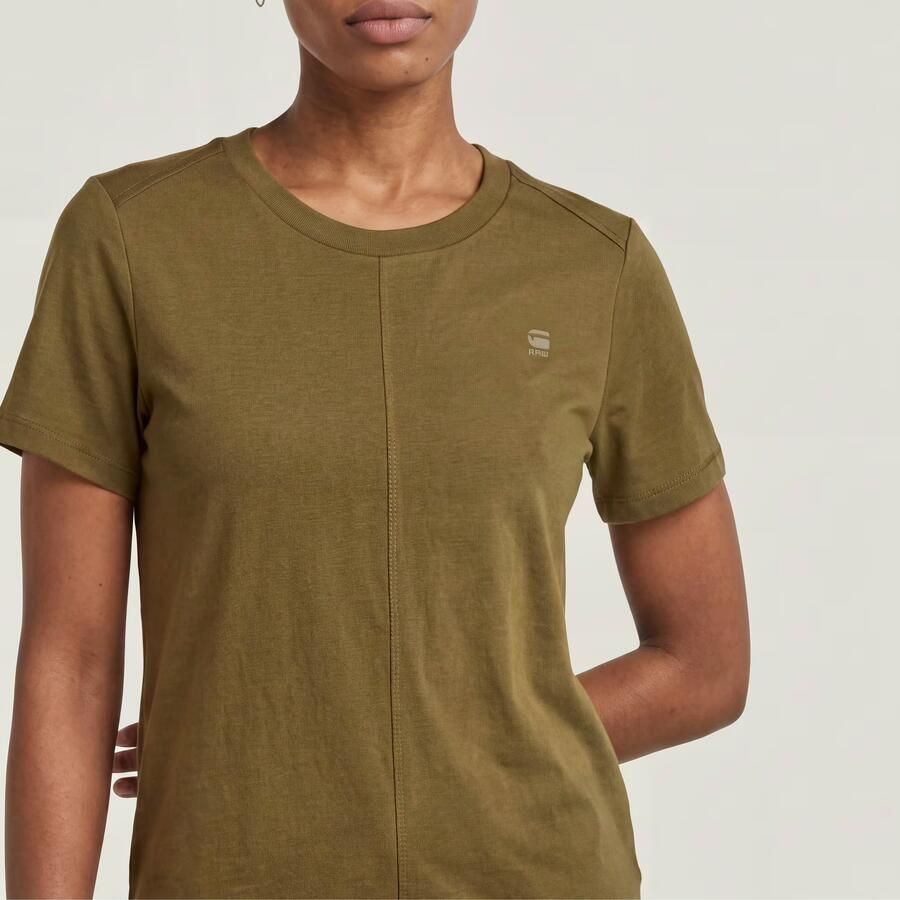 G-Star RAW Front Seam Top Groen Dames - Foto 3