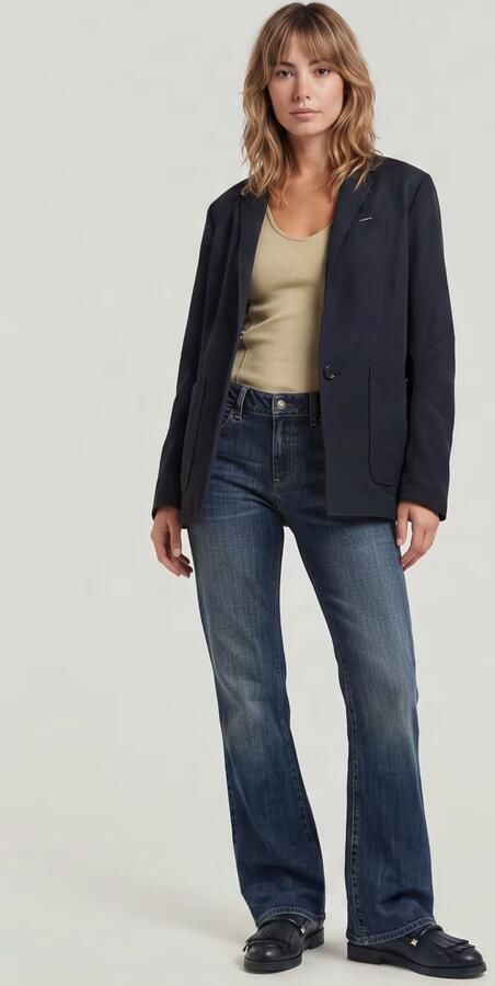 G-STAR straight leg jeans dark blue denim - Foto 6