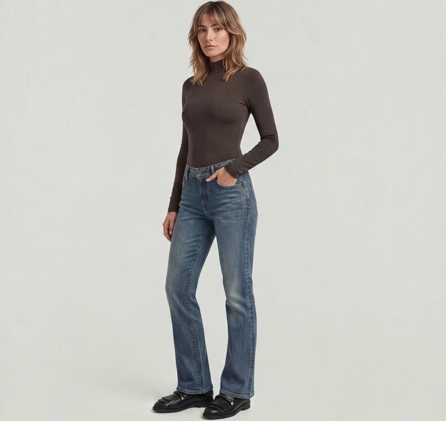 G-Star RAW G-Bootcut Jeans Midden blauw Dames - Foto 6