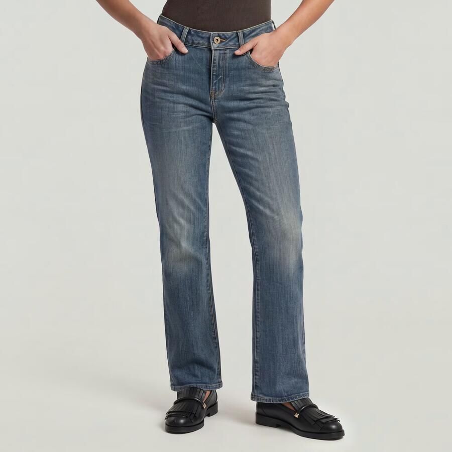 G-Star RAW G-Bootcut Jeans Midden blauw Dames - Foto 4