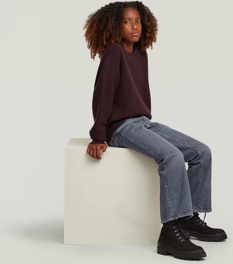 G-Star RAW G-Bootcut Jeans voor meisjes Donkerblauw meisjes - Foto 4