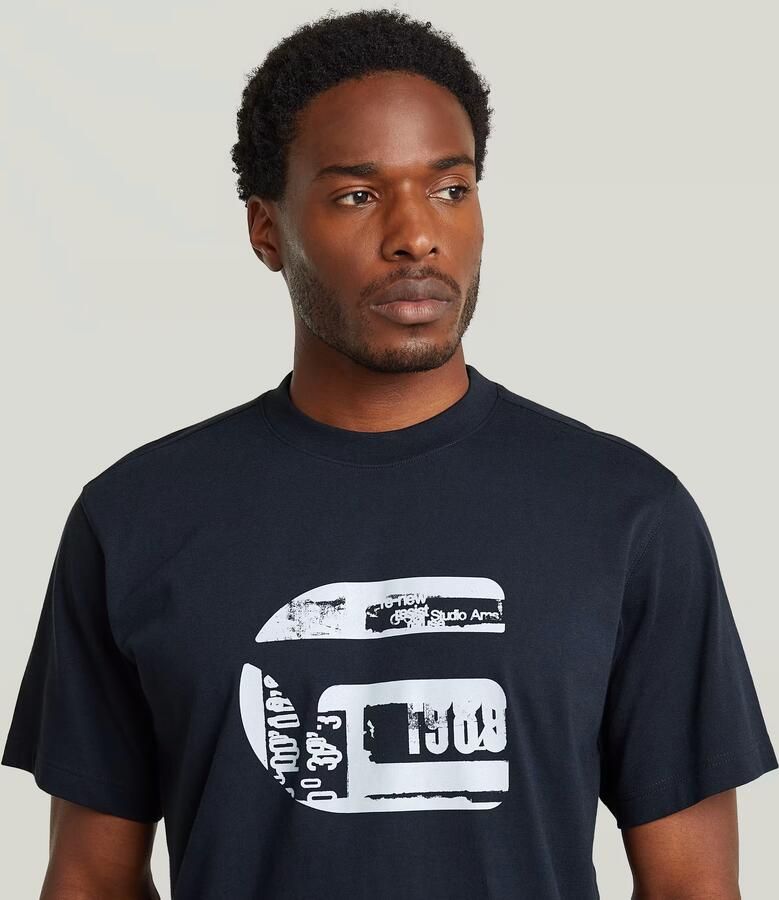 G-Star Raw Regular fit T-shirt met logoprint Model 'icon'