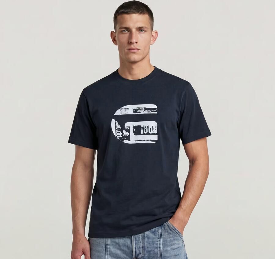 G-Star Raw Regular fit T-shirt met logoprint Model 'icon' - Foto 4