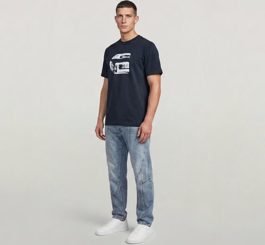 G-Star Raw Regular fit T-shirt met logoprint Model 'icon' - Foto 5