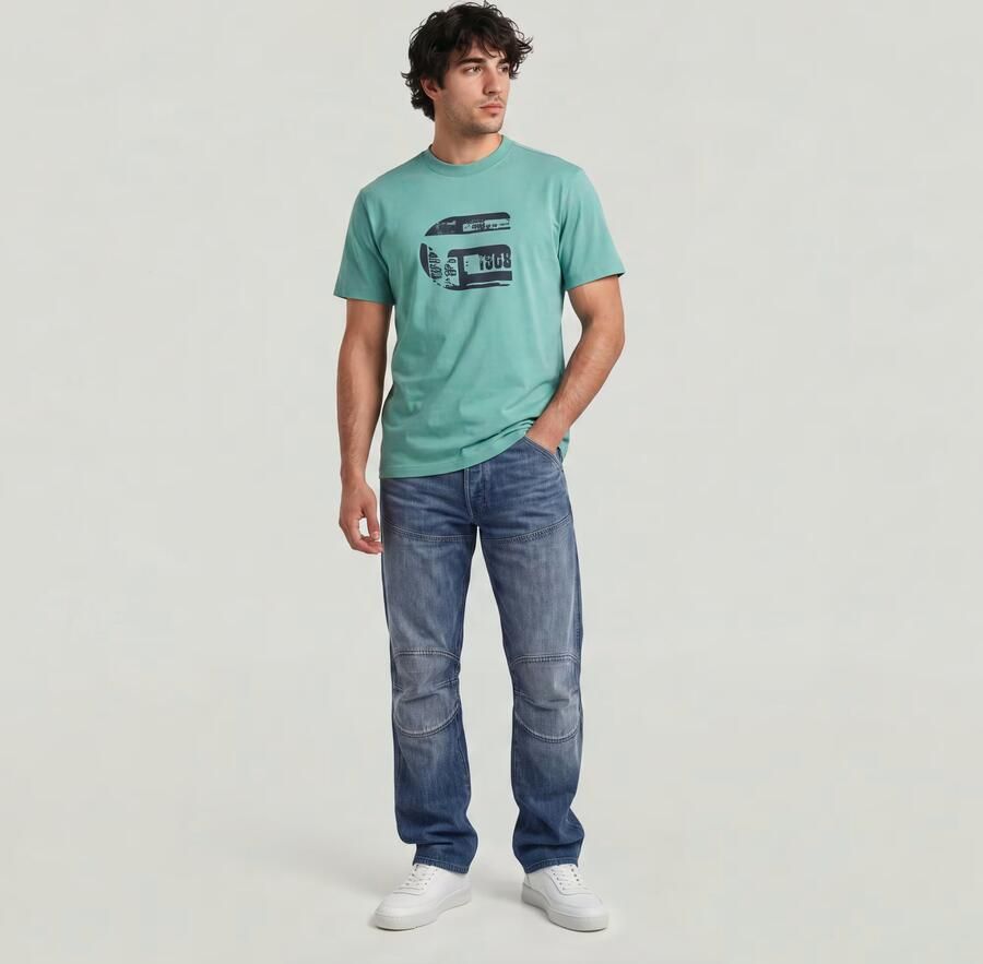 G-Star Raw Regular fit T-shirt met logoprint Model 'icon' - Foto 6