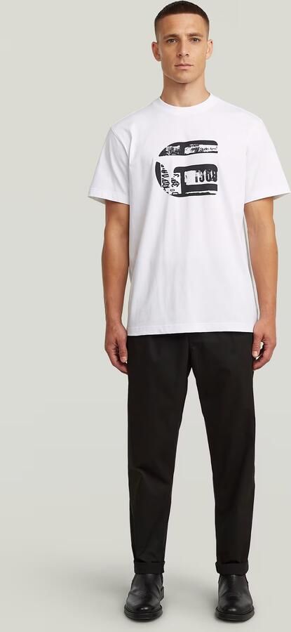 G-Star Raw Regular fit T-shirt met logoprint Model 'icon' - Foto 9