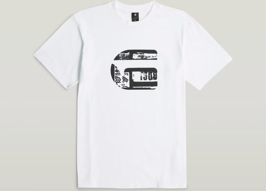 G-Star Raw Regular fit T-shirt met logoprint Model 'icon' - Foto 4