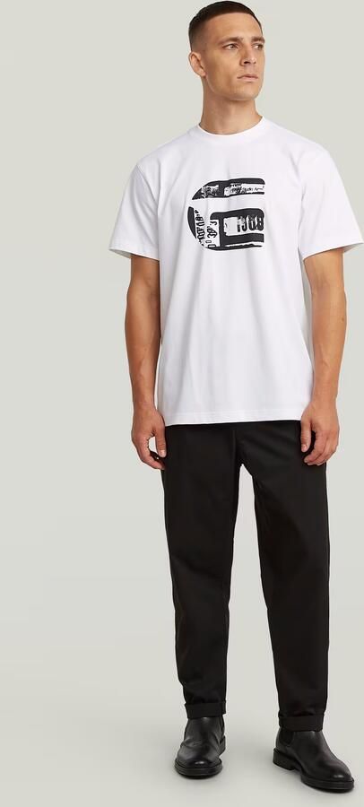 G-Star Raw Regular fit T-shirt met logoprint Model 'icon' - Foto 10