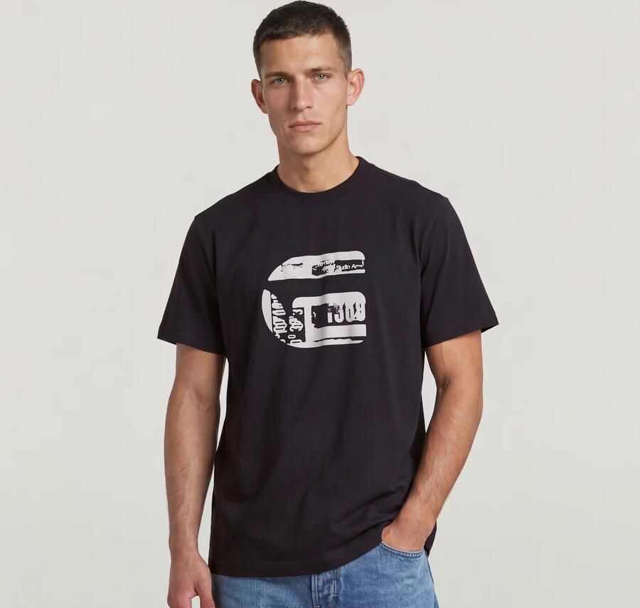 G-Star Raw Regular fit T-shirt met logoprint Model 'icon' - Foto 3