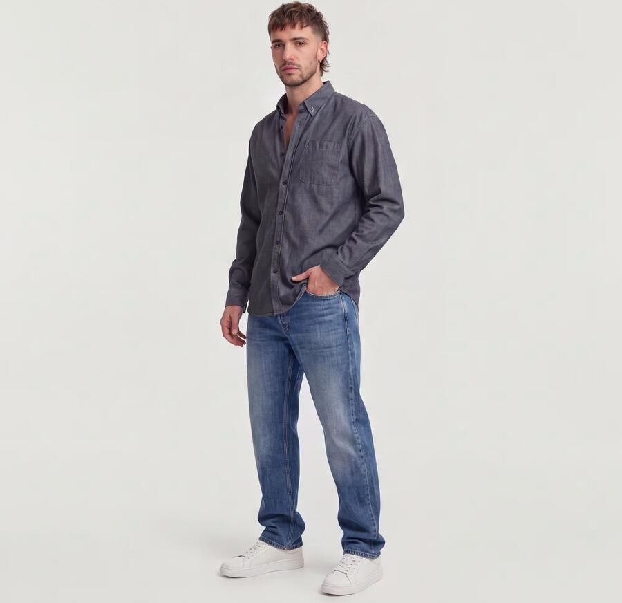 G-Star RAW G-S011 Oxford Overhemd Donkerblauw Heren - Foto 4