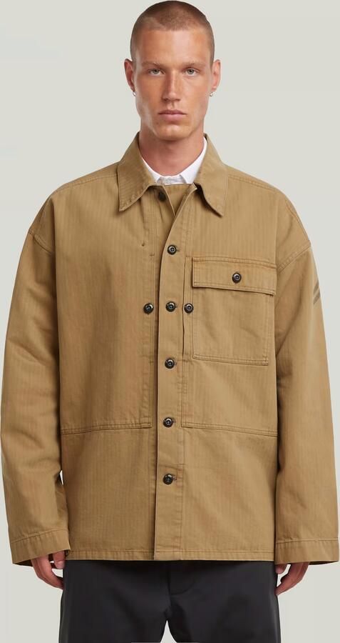 G-Star RAW G-S012 P44 Overshirt Beige Heren