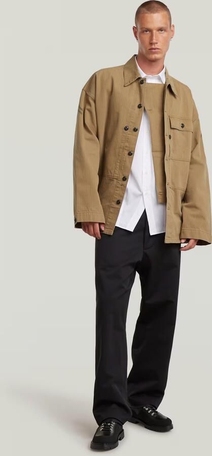 G-Star RAW G-S012 P44 Overshirt Beige Heren - Foto 6