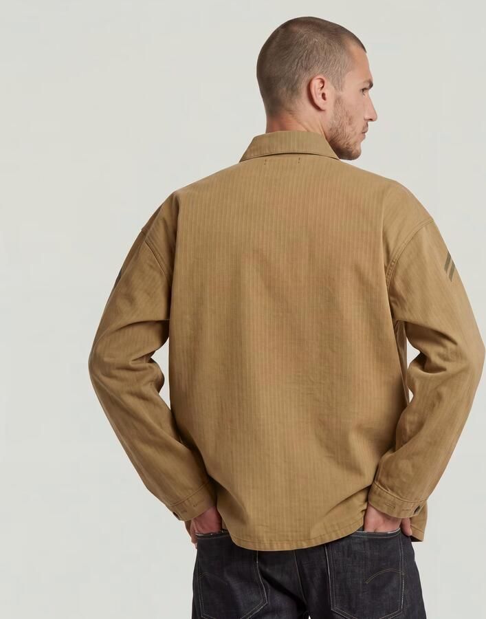 G-Star RAW G-S012 P44 Overshirt Beige Heren - Foto 6