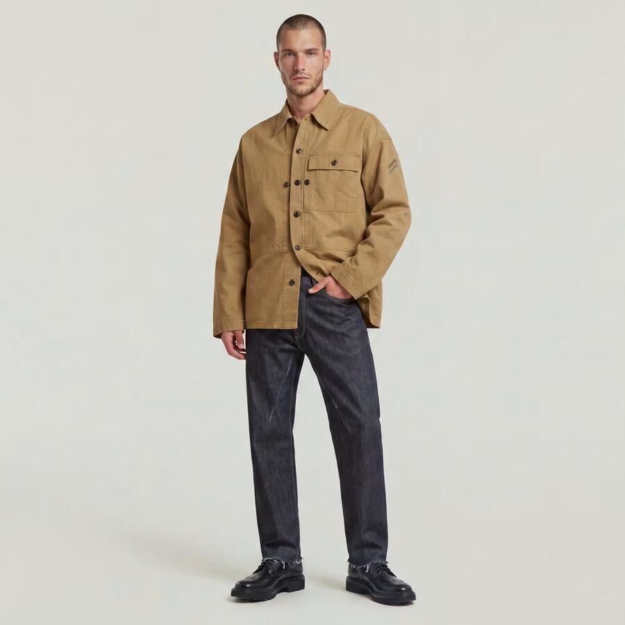 G-Star RAW G-S012 P44 Overshirt Beige Heren - Foto 3