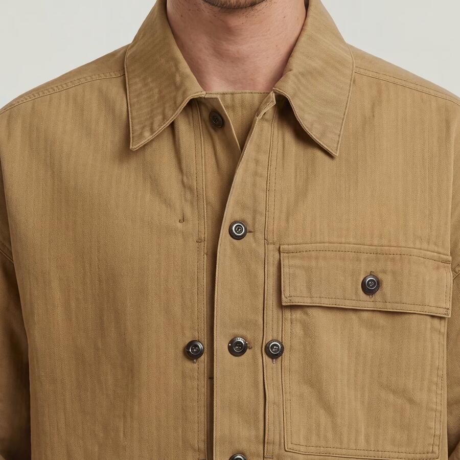 G-Star RAW G-S012 P44 Overshirt Beige Heren - Foto 4