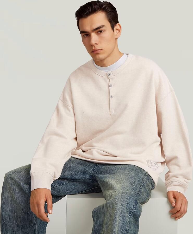 G-Star RAW G-S016 Henley Sweater Meerkleurig Heren - Foto 4