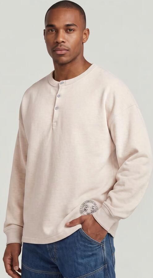 G-Star RAW G-S016 Henley Sweater Meerkleurig Heren - Foto 6