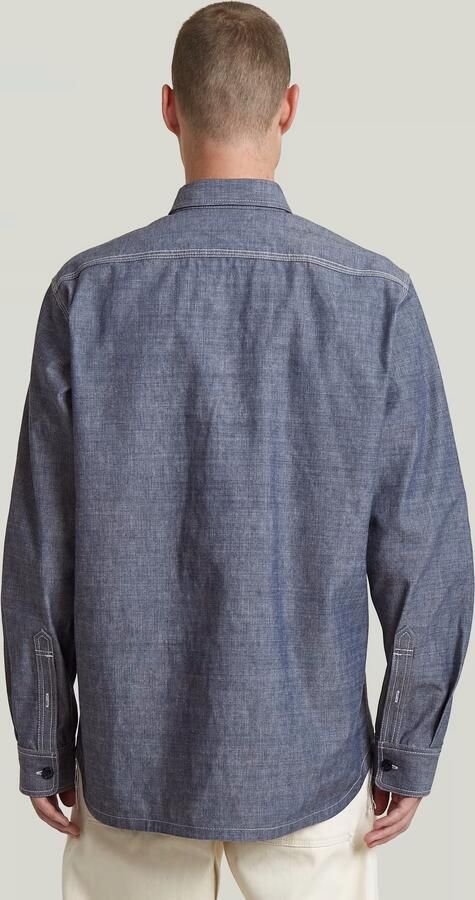G-Star RAW G-S028 Regular Overhemd Donkerblauw Heren - Foto 5