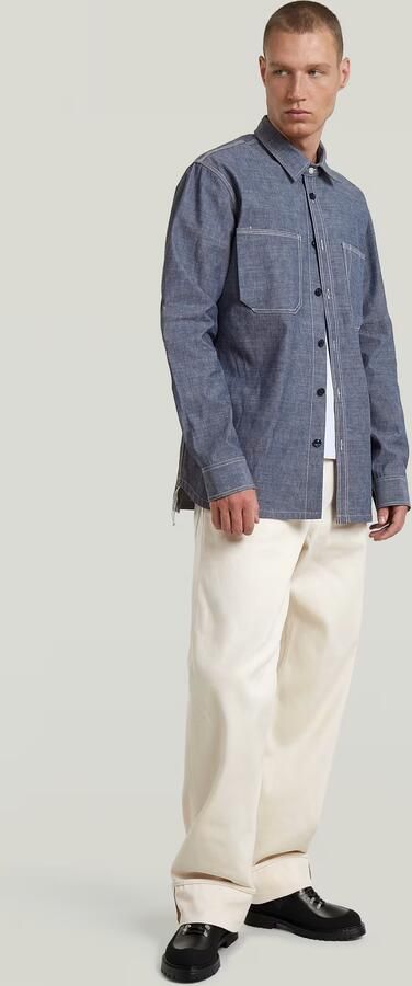 G-Star RAW G-S028 Regular Overhemd Donkerblauw Heren - Foto 6
