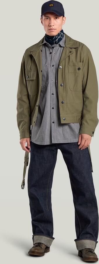 G-Star RAW G-S043 Denim Worker Shirt Donkerblauw Heren - Foto 7