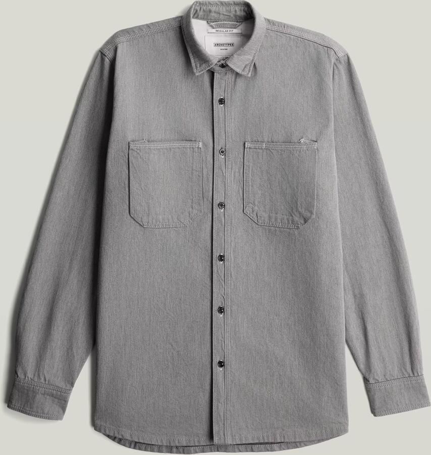 G-Star RAW G-S043 Denim Worker Shirt Donkerblauw Heren - Foto 3
