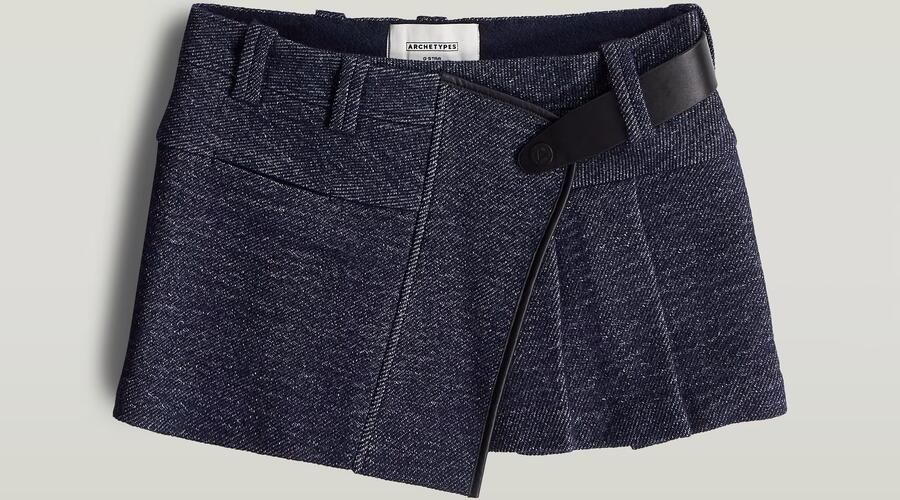 G-Star RAW G-S073 Kilt minirok Donkerblauw Dames - Foto 6