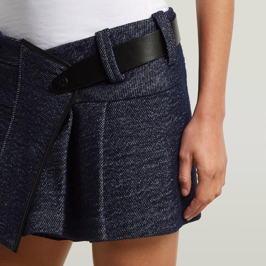 G-Star RAW G-S073 Kilt minirok Donkerblauw Dames - Foto 2