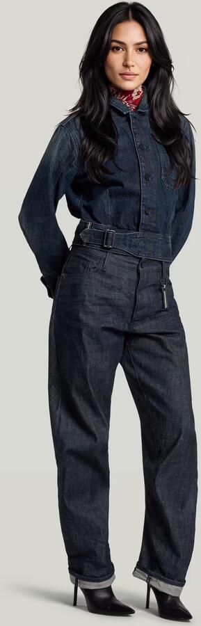 G-Star RAW G-S075 Arc Loose Donkerblauw Dames - Foto 7