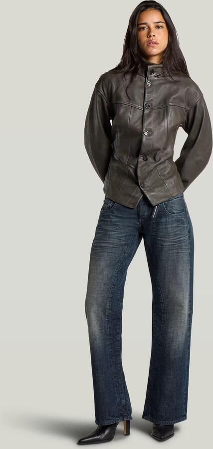 G-Star RAW G-S080 Radar Loose Midden blauw Dames - Foto 6