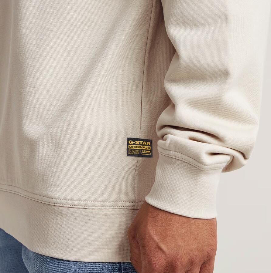 G-Star RAW G-Script Logo Sweater Wit Heren - Foto 7