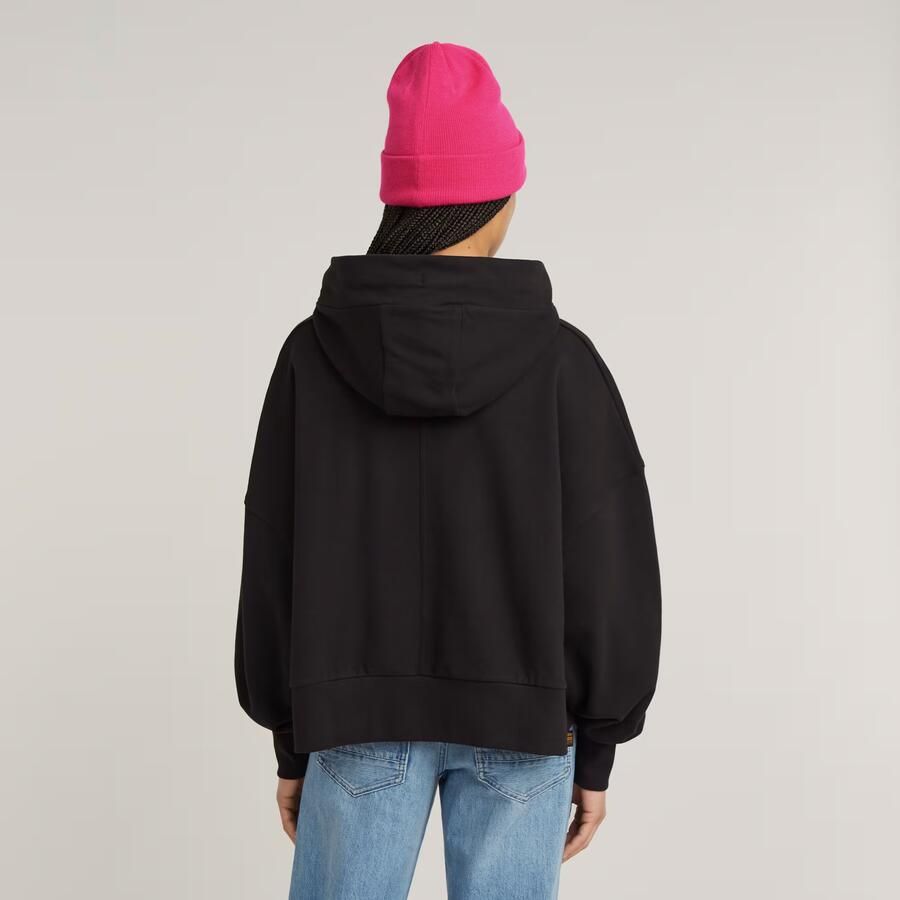 G-Star RAW G-Script Oversized Hoodie Zwart Dames