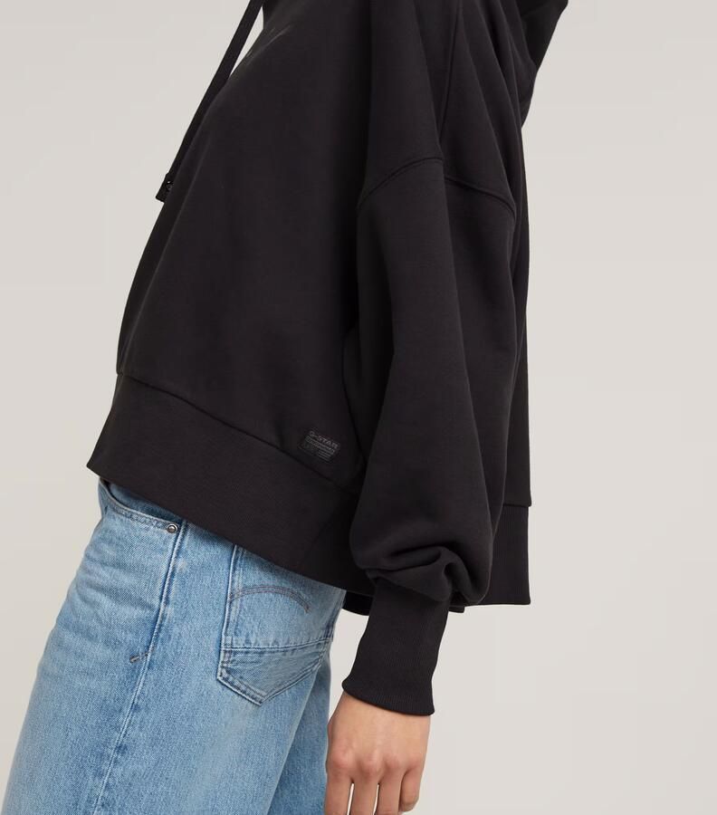 G-Star RAW G-Script Oversized Hoodie Zwart Dames - Foto 5