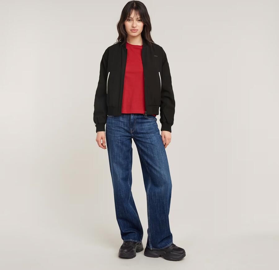 G-Star RAW T-shirt G-Script Shiny R met ton-in-ton opdruk - Foto 5