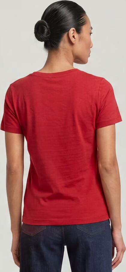 G-Star RAW T-shirt G-Script Shiny R met ton-in-ton opdruk - Foto 10
