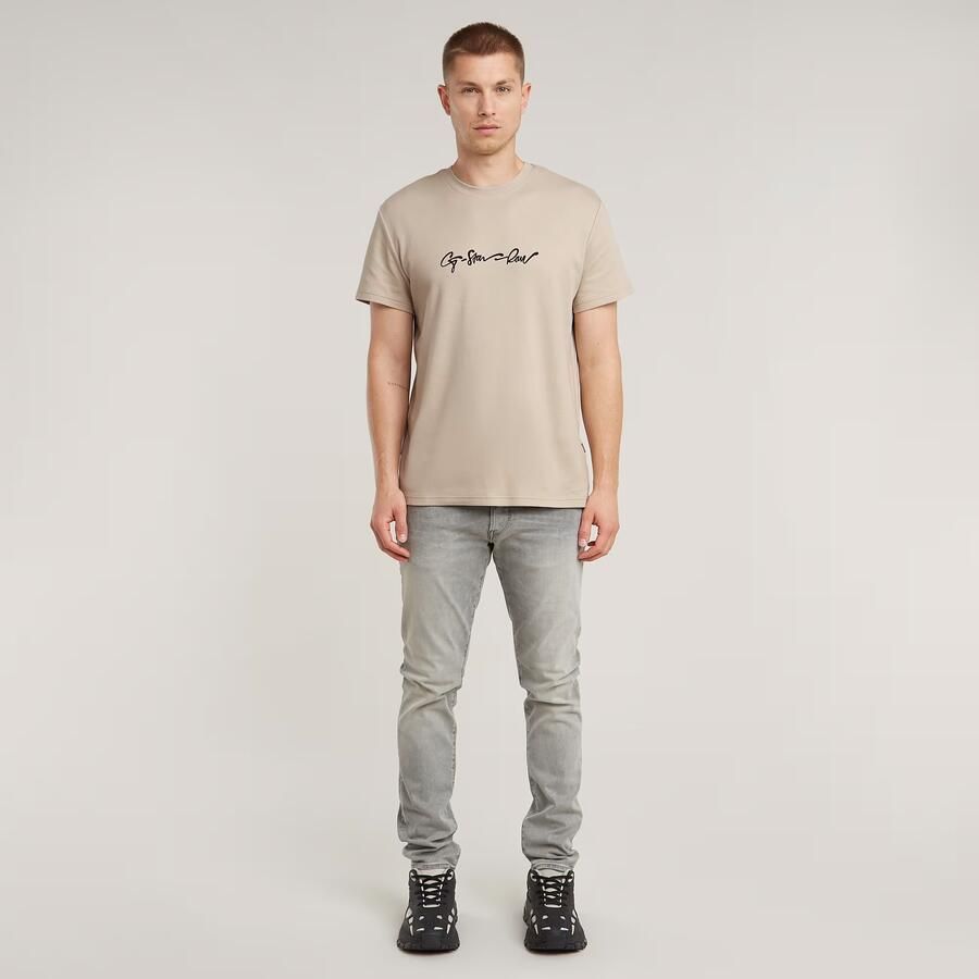 G-Star Raw T-shirt met labelprint en ronde hals - Foto 2