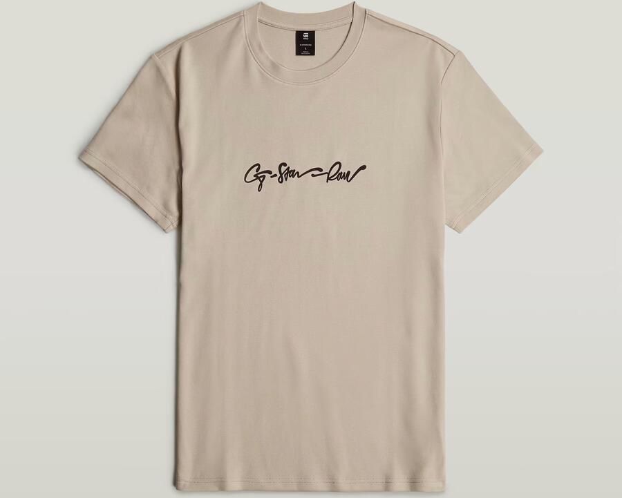 G-Star Raw T-shirt met labelprint en ronde hals - Foto 6