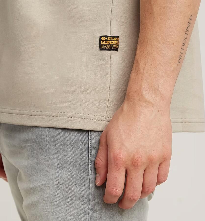 G-Star Raw T-shirt met labelprint en ronde hals - Foto 5