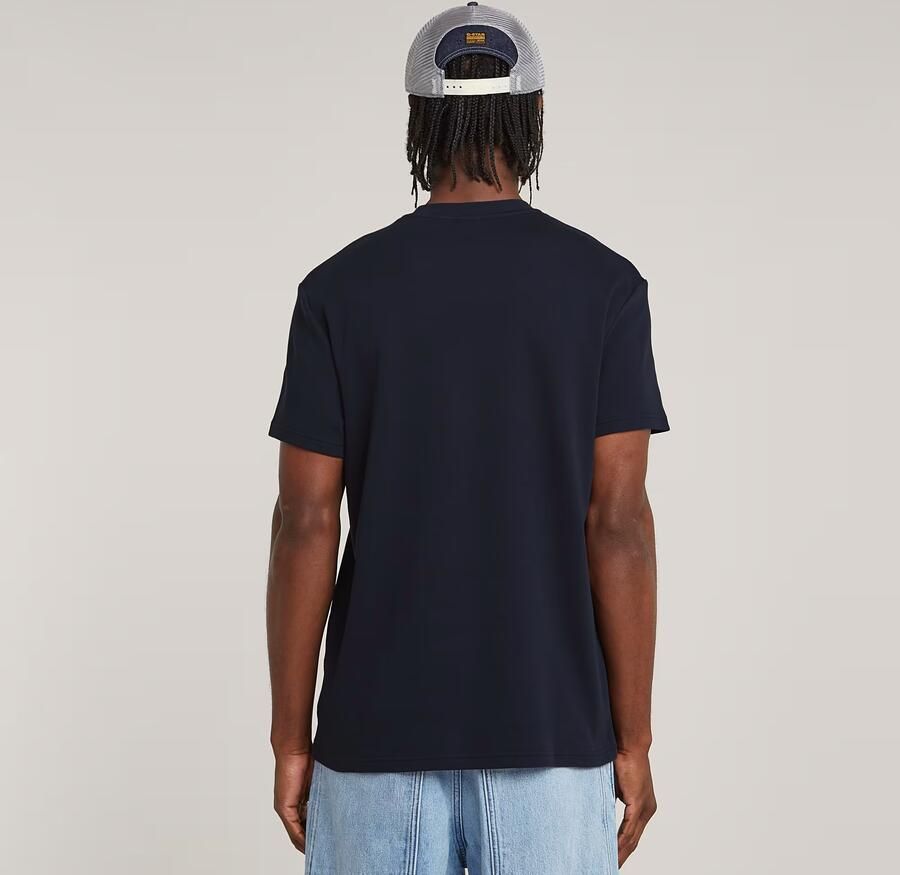 G-Star Raw T-shirt met labelprint en ronde hals - Foto 5
