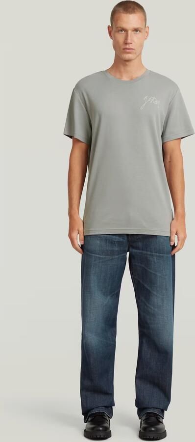 G-Star RAW G-Script T-Shirt Grijs Heren - Foto 6