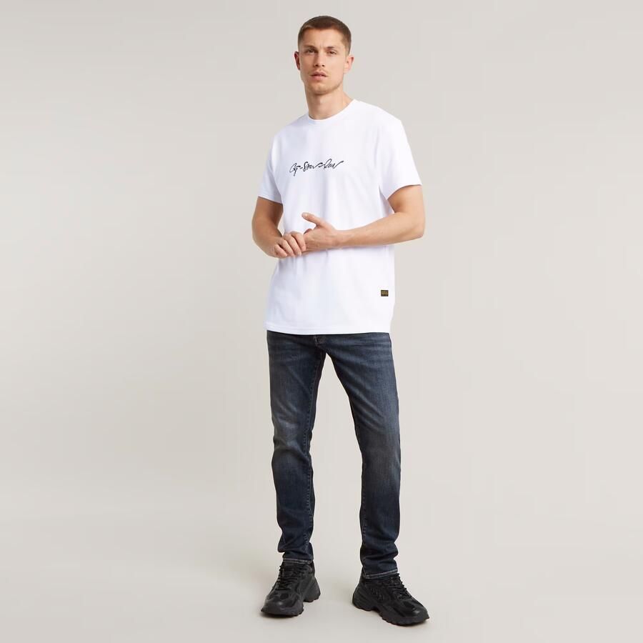 G-Star RAW G-Script T-Shirt Wit Heren - Foto 2