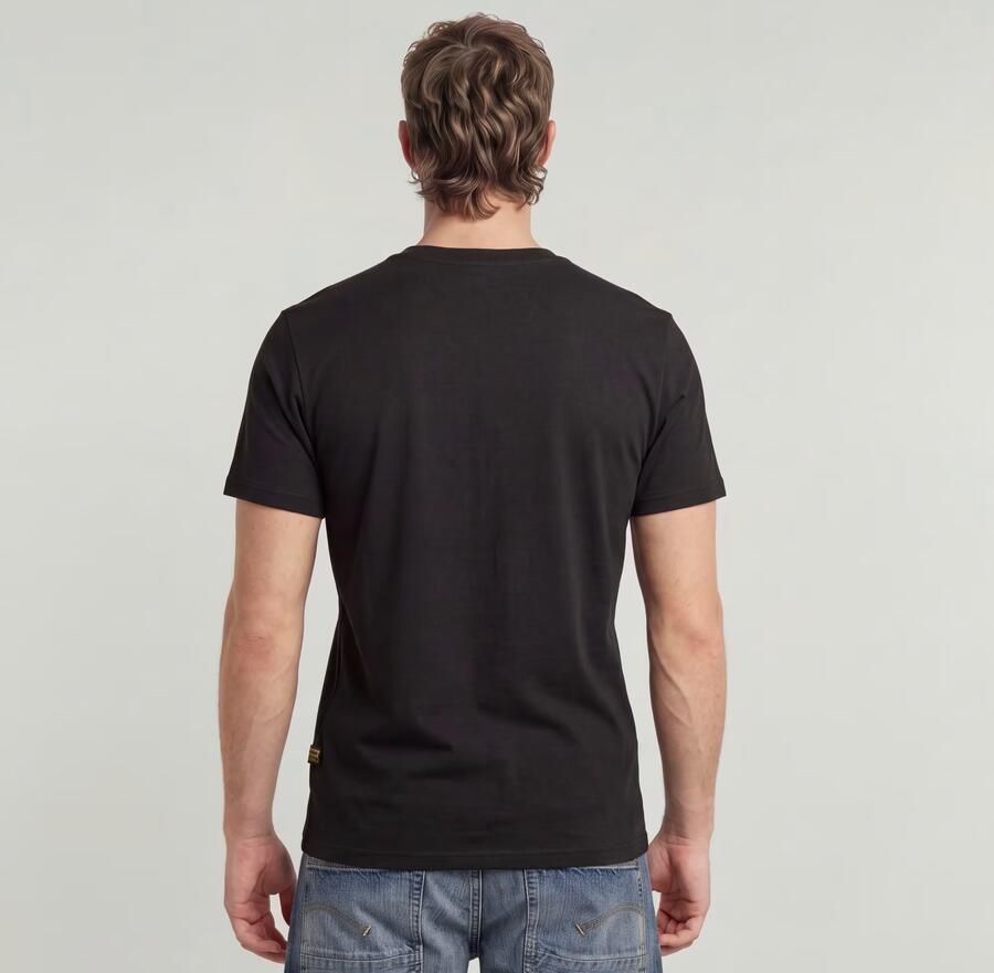 G-Star RAW G-Script T-Shirt Zwart Heren - Foto 3