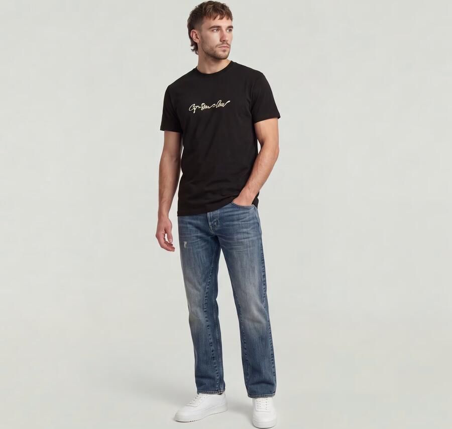 G-Star RAW G-Script T-Shirt Zwart Heren - Foto 5