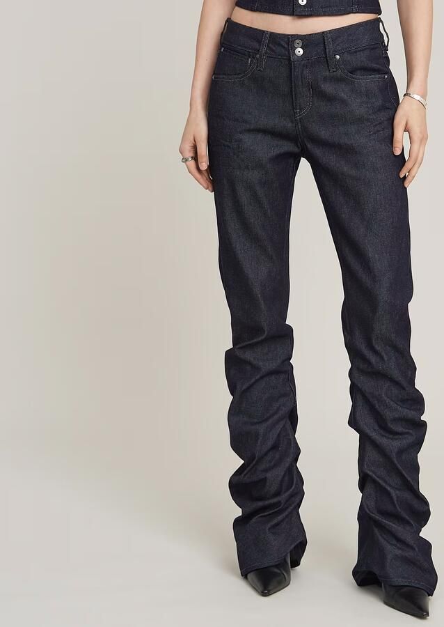 G-Star RAW G-Staq Low Bootcut Jeans Donkerblauw Dames - Foto 7