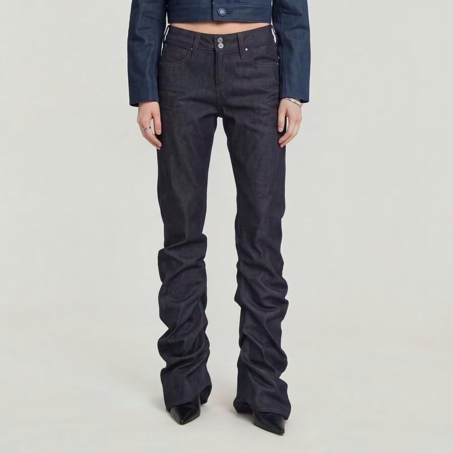 G-Star RAW G-Staq Low Bootcut Jeans Donkerblauw Dames - Foto 3